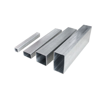 304 316L 1x2 Rechteckige Haarlinie Finale Edelstahl Quadratrohr mit ± 1% Toleranz