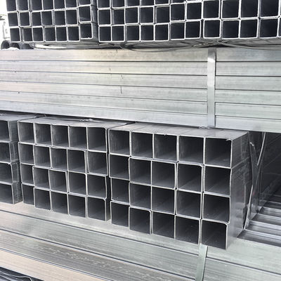 Nicht geöltes galvanisiertes Quadratrohrstahl für 75x75 Quadratrechteckige Hohlrohrstahlrohren