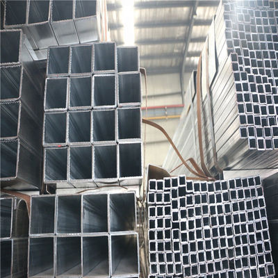 Nicht geöltes galvanisiertes Quadratrohrstahl für 75x75 Quadratrechteckige Hohlrohrstahlrohren