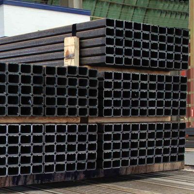 ASTM-Standard S235/S355 12x12 Carbon Schwarz nahtloser Quadratstahlrohr für Ihre