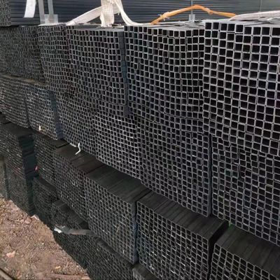 ASTM-Standard S235/S355 12x12 Carbon Schwarz nahtloser Quadratstahlrohr für Ihre