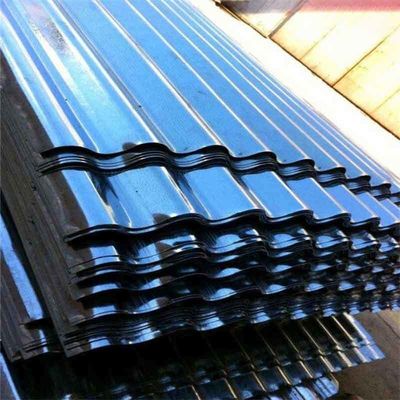 Zink-Dachplatten mit Farbbeschichtung aus Eisen und gewölbtem Galvalumstahl 700-2000MM
