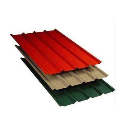 Dachkonstruktion spezielle Farbe beschichtet Wellstahl PPGI Metalldachplatten Platte
