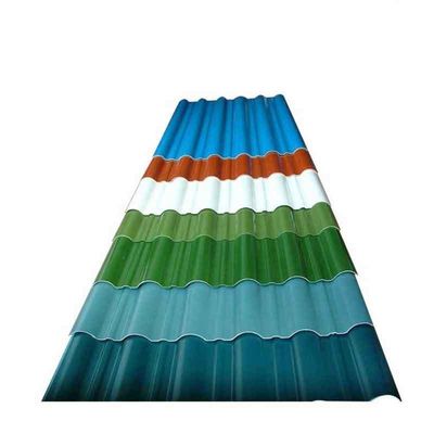 JIS ASTM PPGI vorgefärbte Metalldachplatte 24 Gauge 60g GI Zinkbeschichtet