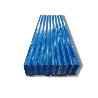 JIS ASTM PPGI vorgefärbte Metalldachplatte 24 Gauge 60g GI Zinkbeschichtet