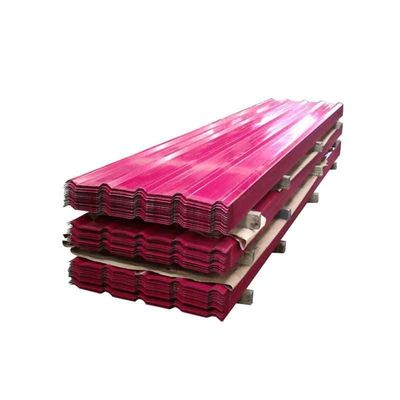 JIS ASTM PPGI vorgefärbte Metalldachplatte 24 Gauge 60g GI Zinkbeschichtet
